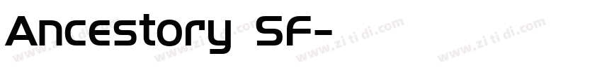 Ancestory SF字体转换